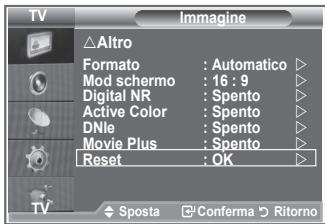 SAMSUNG LE40M86BD - Ripristino delle impostazioni predefinite dell'immagine - 1