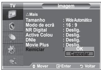 SAMSUNG LE40M86BD - Repor as predefinições de imagem - 2