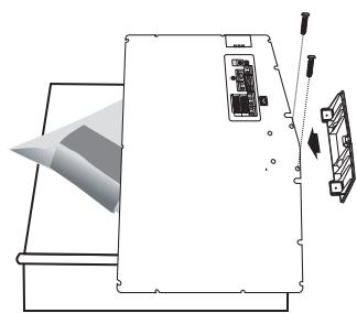 SAMSUNG LE40M86BD - Anbringen der Wandhalterung - 1