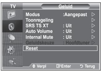 SAMSUNG LE40M86BD - De standaard-geluidsinstellingen herstellen - 1