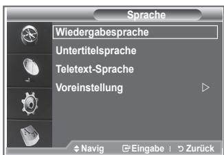 SAMSUNG LE40M86BD - Zeigt die Sprachinformationen für den eingehenden Audiostrom an. - 1