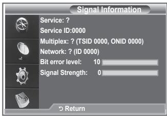SAMSUNG LE40M86BD - You can get information about the signal status. - 1