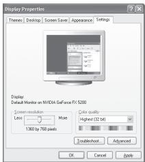 SAMSUNG LE40M86BD - Configurar o software do PC (com base no Windows XP) - 1