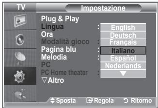SAMSUNG LE40M86BD - Scelta della lingua - 2