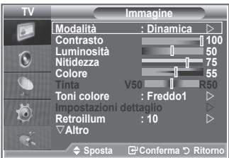 SAMSUNG LE40M86BD - Modifica dello standard dell'immagine - 1