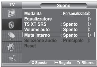 SAMSUNG LE40M86BD - Selezione di Mute interno - 1