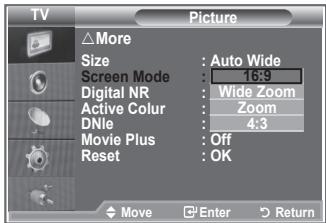 SAMSUNG LE40M86BD - Selecting the Screen Mode - 2
