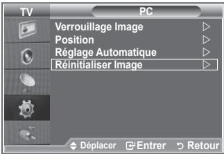 SAMSUNG LE40M86BD - Initialisation des réglages de l'image (Réinitialiser Image) : - 1