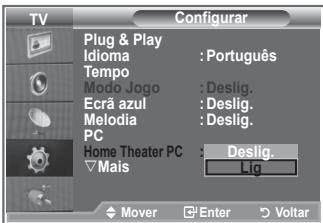 SAMSUNG LE40M86BD - Definir o Home Theater PC - 2