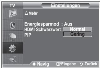 SAMSUNG LE40M86BD - Sie können direkt auf dem Bildschirm den Schwarzwert auswählen, um die Bildschirmtiefe anzupassen. - 2