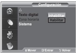 SAMSUNG LE40M86BD - Si el programa se emite con texto digital esta opción está activada. - 1