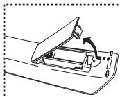 SAMSUNG LE40M86BD - Colocar pilhas no telecomando - 1