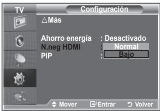 SAMSUNG LE40M86BD - Se puede seleccionar directamente el nivel de negro en la pantalla para ajustar la profundidad de ésta. - 2