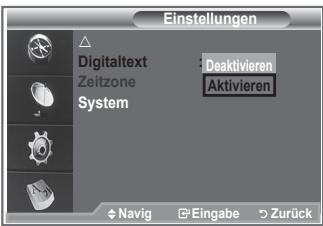 SAMSUNG LE40M86BD - Wenn das Programm mit Digitaltext gesendet wird, ist diese Funktion aktiviert. - 1