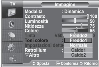 SAMSUNG LE40M86BD - È possibile selezionare il tono del colore ottimale per la propria vista. - 2