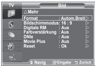 SAMSUNG LE40M86BD - Sie können ein Bildformat auswählen, das Ihren Sehgewohnheiten am besten entspricht. - 1