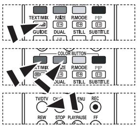 SAMSUNG LE40M86BD - Teletekstpagina selecteren via Fastekst - 1