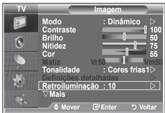 SAMSUNG LE40M86BD - Pode ajustar a luminosidade do ecrã regulando a retroiluminação do LCD. (0\~10) - 1
