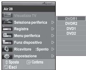 SAMSUNG LE40M86BD - Scansione e passaggio da un dispositivo Anynet+ all'altro - 1