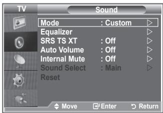 SAMSUNG LE40M86BD - Changing the Sound Standard - 1