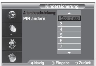SAMSUNG LE40M86BD - Kindersicherung einstellen - 3