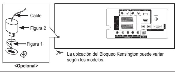 SAMSUNG LE40M86BD - Utilización del bloqueo Kensington antirrobo - 1