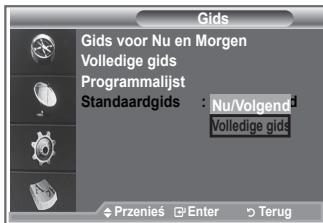 SAMSUNG LE40M86BD - De standaardgids instellen - 1