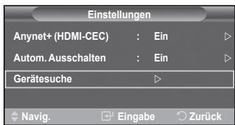 SAMSUNG LE40M86BD - Suchen von Anynet ^+ -Geräten und Umschalten zwischen diesen Geräten - 2