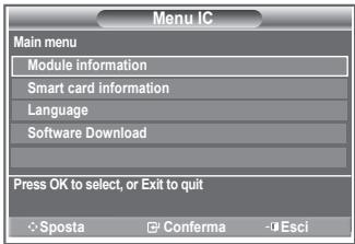SAMSUNG LE40M86BD - Ciò permette all'utente di accedere al menu della CAM. - 1