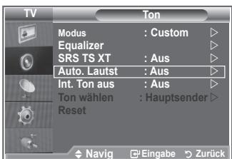 SAMSUNG LE40M86BD - Automatische Lautstärkeanpassung - 1