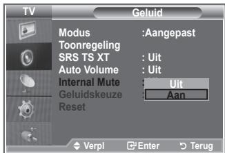 SAMSUNG LE40M86BD - De interne mute selecteren - 2