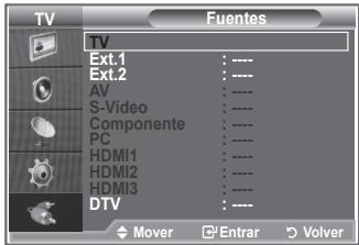 SAMSUNG LE40M86BD - Puede elegir entre varias fuentes externas conectadas a las tomas de entrada del televisor. - 3