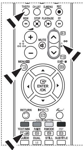SAMSUNG LE40M86BD - Visualización de la información de teletexto - 1