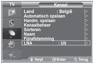 SAMSUNG LE40M86BD - Als het tv-signaal zwak is, kunt u de ontvangst verbeteren met de LNA-functie. (Een ruisvrije versterker versterkt het inkomende signaal). - 1