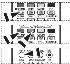 SAMSUNG LE40M86BD - Utilizzo della modalità Fastext per selezionare una pagina Teletext - 1