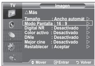 SAMSUNG LE40M86BD - Selección del Modo Pantalla - 1