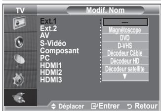 SAMSUNG LE40M86BD - Nommez le périphérique connecté aux prises d'entrée pour rendre la sélection des sources d'entrée plus facile. - 2