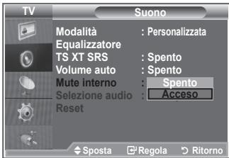 SAMSUNG LE40M86BD - Selezione di Mute interno - 2