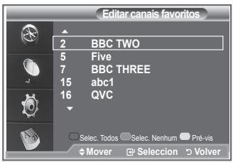 SAMSUNG LE40M86BD - Pode utilizar esta função depois de seleccionar um ou mais canais favoritos. - 2