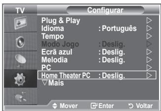 SAMSUNG LE40M86BD - Definir o Home Theater PC - 1
