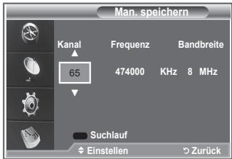 SAMSUNG LE40M86BD - Kanalliste manuell aktualisieren - 1