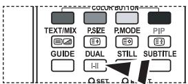 SAMSUNG LE40N87BD - De geluidsmodus selecteren - 1