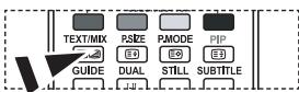 SAMSUNG LE40N87BD - Utilizzato della modalità Fastext per selezionare una pagina Teletext - 1