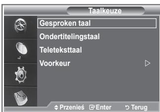 SAMSUNG LE40N87BD - Hiermee geeft u de taalformatie voor het inkomende signal weer. - 1