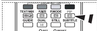 SAMSUNG LE40N87BD - Viewing the Picture In Picture (PIP) - 3