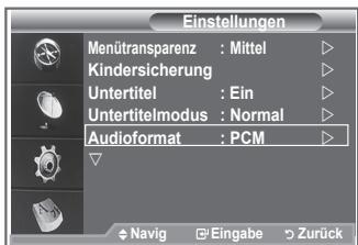SAMSUNG LE40N87BD - Audioformatändern - 1