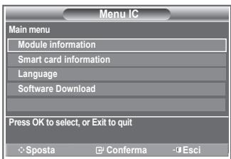 SAMSUNG LE40N87BD - Ciò permette all'utente di accedere al menu della CAM. - 1