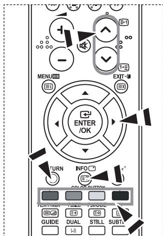 SAMSUNG LE40N87BD - Ogled informacij EPG (elektronski programski vodič) - 3