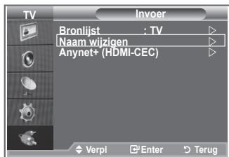SAMSUNG LE40N87BD - De namen van de ingangsbron bewerken - 1