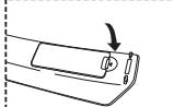 SAMSUNG LE40R72B - Batterien in die Fernbedienung montieren - 3
